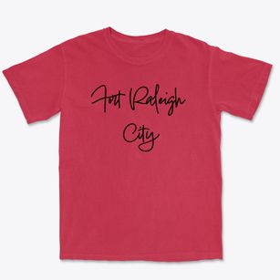 Fort Raleigh City North Carolina Freestyle Premium Heavyweight T-shirt