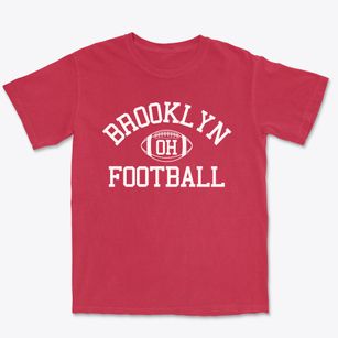 Brooklyn Ohio Football Premium Heavyweight T-shirt
