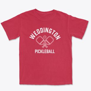 Weddington North Carolina Pickleball Premium Heavyweight T-shirt