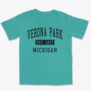 Verona Park Michigan Classic Established Premium Heavyweight T-shirt