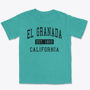 El Granada California Classic Established Premium Heavyweight T-shirt