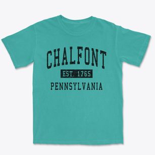 Chalfont Pennsylvania Classic Established Premium Heavyweight T-shirt