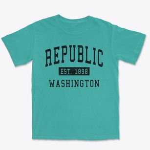 Republic Washington Classic Established Premium Heavyweight T-shirt