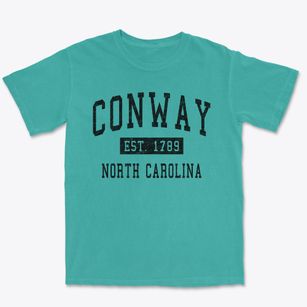 Conway North Carolina Classic Established Premium Heavyweight T-shirt