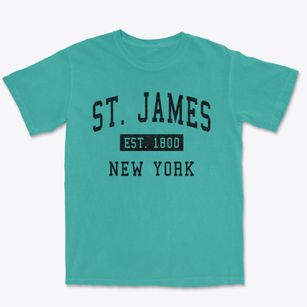 St. James New York Classic Established Premium Heavyweight T-shirt