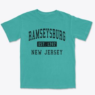 Ramseysburg New Jersey Classic Established Premium Heavyweight T-shirt
