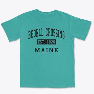 Bedell Crossing Maine Classic Established Premium Heavyweight T-shirt