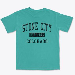 Stone City Colorado Classic Established Premium Heavyweight T-shirt