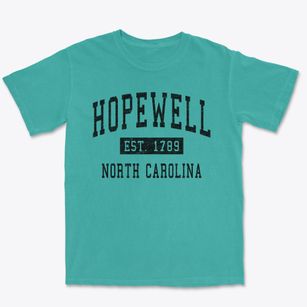 Hopewell North Carolina Classic Established Premium Heavyweight T-shirt