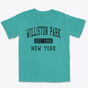 Williston Park New York Classic Established Premium Heavyweight T-shirt