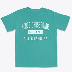 Kings Crossroads North Carolina Classic Established Premium Heavyweight T-shirt