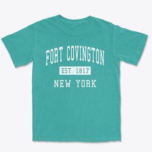 Fort Covington New York Classic Established Premium Heavyweight T-shirt