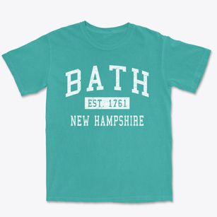 Bath New Hampshire Classic Established Premium Heavyweight T-shirt