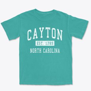 Cayton North Carolina Classic Established Premium Heavyweight T-shirt