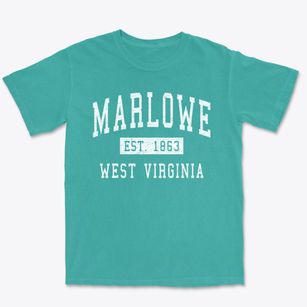 Marlowe West Virginia Classic Established Premium Heavyweight T-shirt