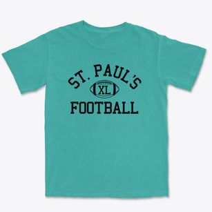 Saint Paul's Episcopal School Classic Football Premium Heavyweight T-shirt