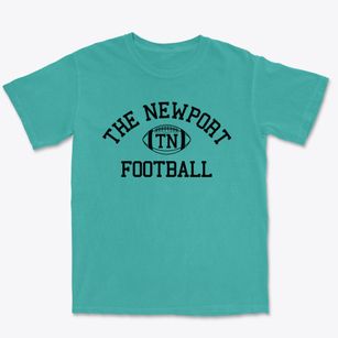 The Newport School Classic Football Premium Heavyweight T-shirt