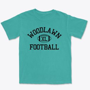 Woodlawn School Classic Football Premium Heavyweight T-shirt