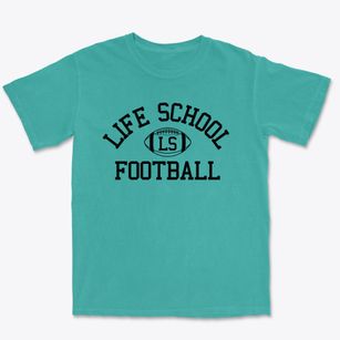 Life School - Oak Cliff Classic Football Premium Heavyweight T-shirt
