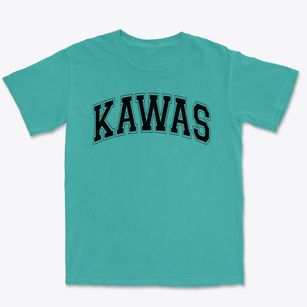 Kawas Elementary School Varsity Arch Premium Heavyweight T-shirt