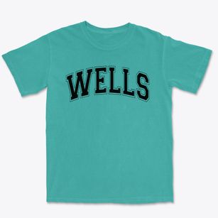 Wells Middle School Varsity Arch Premium Heavyweight T-shirt