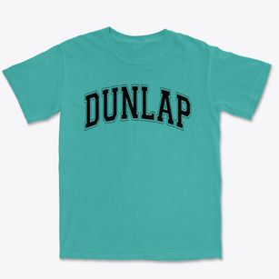 Dunlap Alternative School Varsity Arch Premium Heavyweight T-shirt