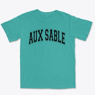 Aux Sable Middle School Varsity Arch Premium Heavyweight T-shirt