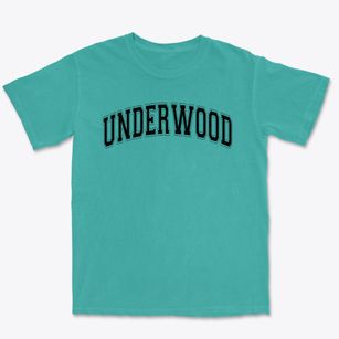 Underwood Middle School Varsity Arch Premium Heavyweight T-shirt
