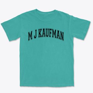 M J Kaufman Elementary School Varsity Arch Premium Heavyweight T-shirt