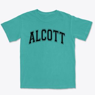 Alcott Elementary School Varsity Arch Premium Heavyweight T-shirt