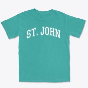 St. John The Baptist Catholic School Varsity Arch Premium Heavyweight T-shirt