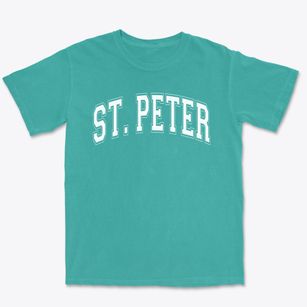 Saint Peter & Paul School Varsity Arch Premium Heavyweight T-shirt