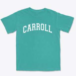 Carroll Junior High School Varsity Arch Premium Heavyweight T-shirt