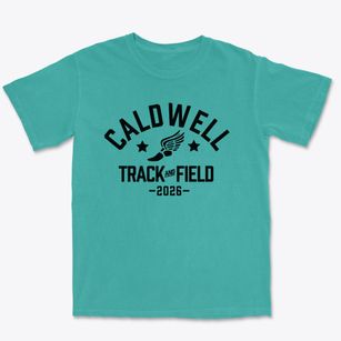 Caldwell Elementary School Track and Field Premium Heavyweight T-shirt