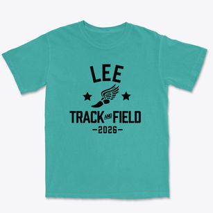 Lee High School Track and Field Premium Heavyweight T-shirt