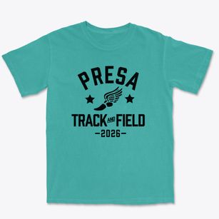 Presa Elementary School Track and Field Premium Heavyweight T-shirt
