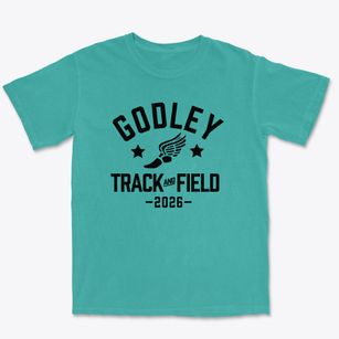 Godley Elementary School Track and Field Premium Heavyweight T-shirt