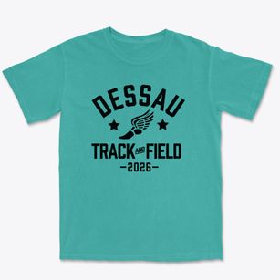 Dessau Elementary School Track and Field Premium Heavyweight T-shirt