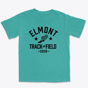 Elmont Elementary School Track and Field Premium Heavyweight T-shirt