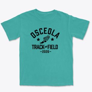 Osceola Magnet School Track and Field Premium Heavyweight T-shirt