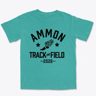 Ammon Elementary School Track and Field Premium Heavyweight T-shirt
