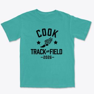 Cook Elementary School Track and Field Premium Heavyweight T-shirt