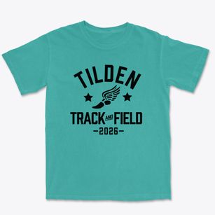 Tilden Career Community Academy Track and Field Premium Heavyweight T-shirt
