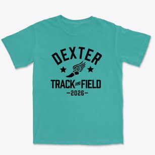 Dexter Elementary School Track and Field Premium Heavyweight T-shirt