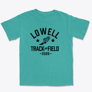 Lowell Elementary School Track and Field Premium Heavyweight T-shirt