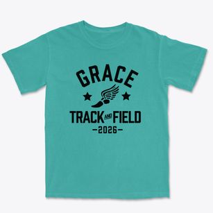 Grace Farrar Cole Elementary School Track and Field Premium Heavyweight T-shirt