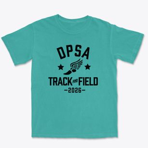 Detroit Public Safety Academy Track and Field Premium Heavyweight T-shirt