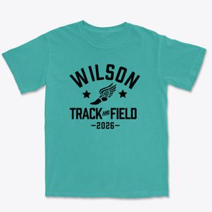 Wilson Center Track and Field Premium Heavyweight T-shirt