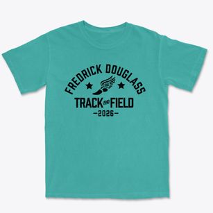 Fredrick Douglass Academy Track and Field Premium Heavyweight T-shirt