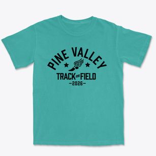 Pine Valley Elementary School Track and Field Premium Heavyweight T-shirt